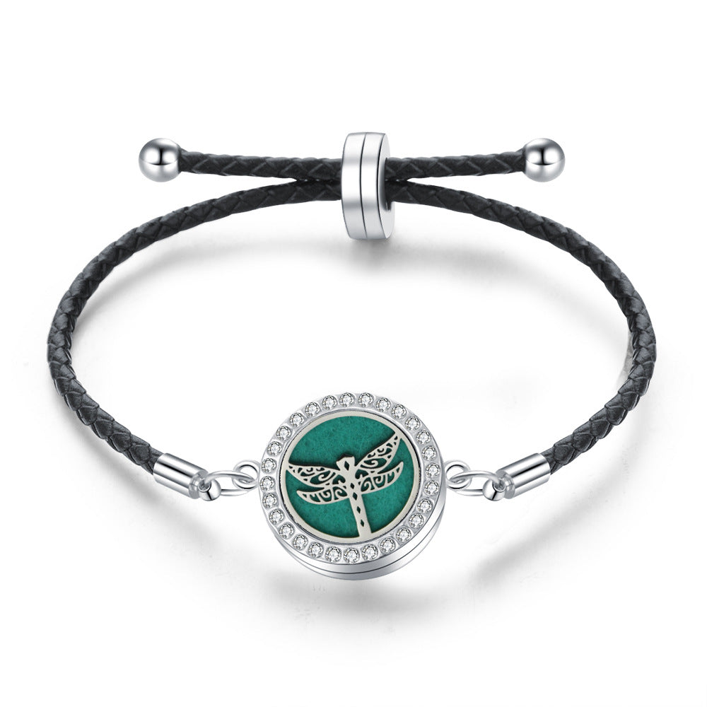 PULSERA CUERDA CUERO AJUSTABLE