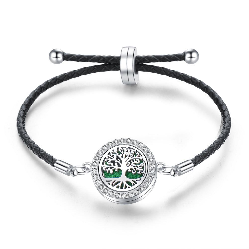 PULSERA CUERDA CUERO AJUSTABLE